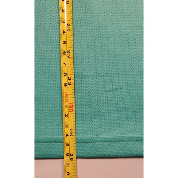 PGA TOUR‎ Airflux Men's Golf Polo Shirt Teal Green Size Large Breathable - Picture 6 of 9